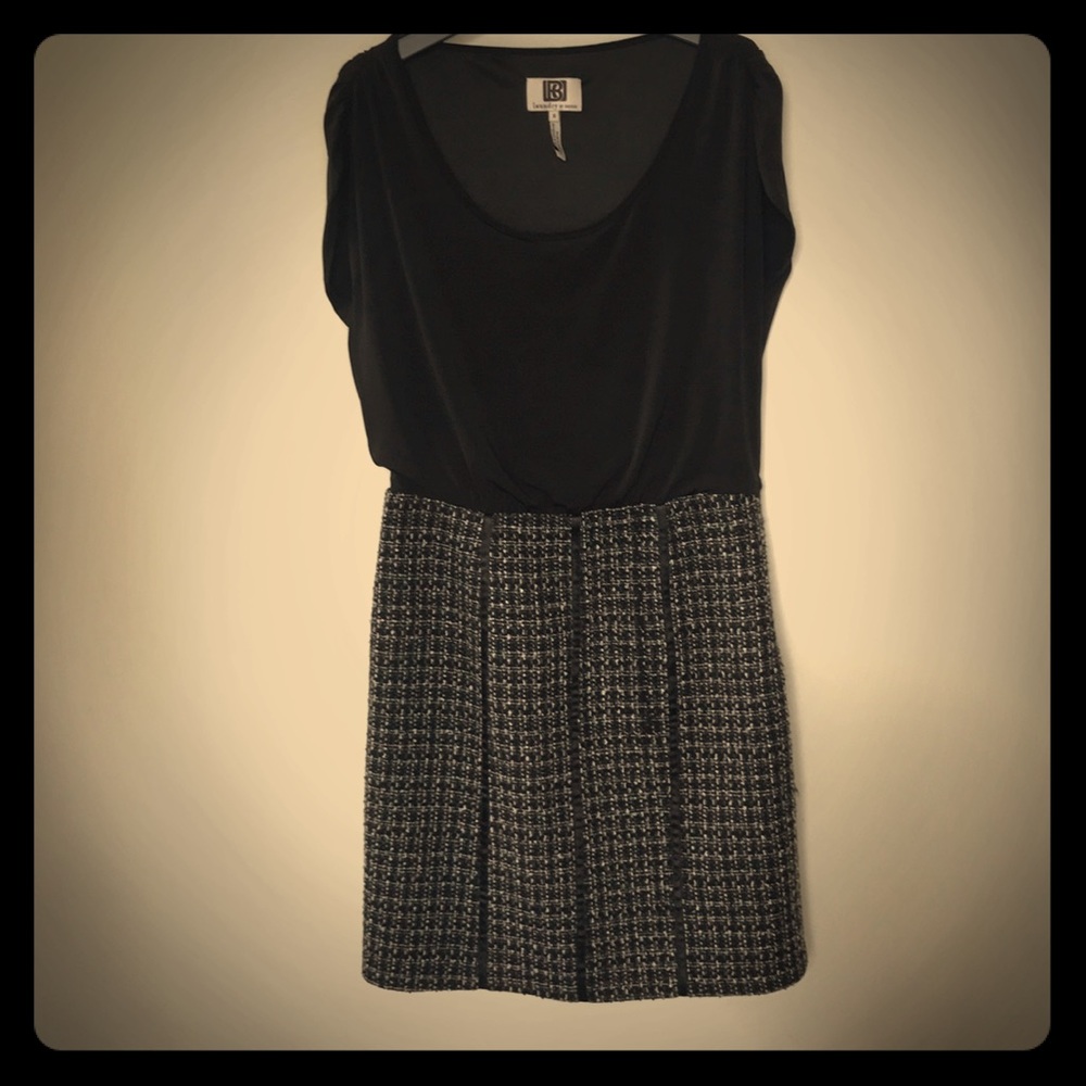 Laundry by Design Black and Grey Dress Size 8